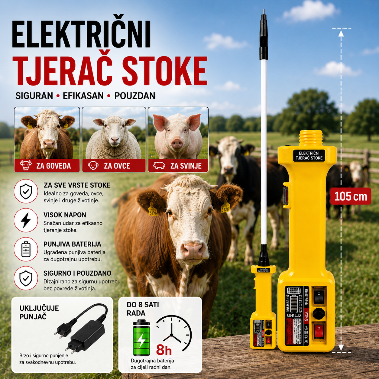 Električni Tjerač Stoke