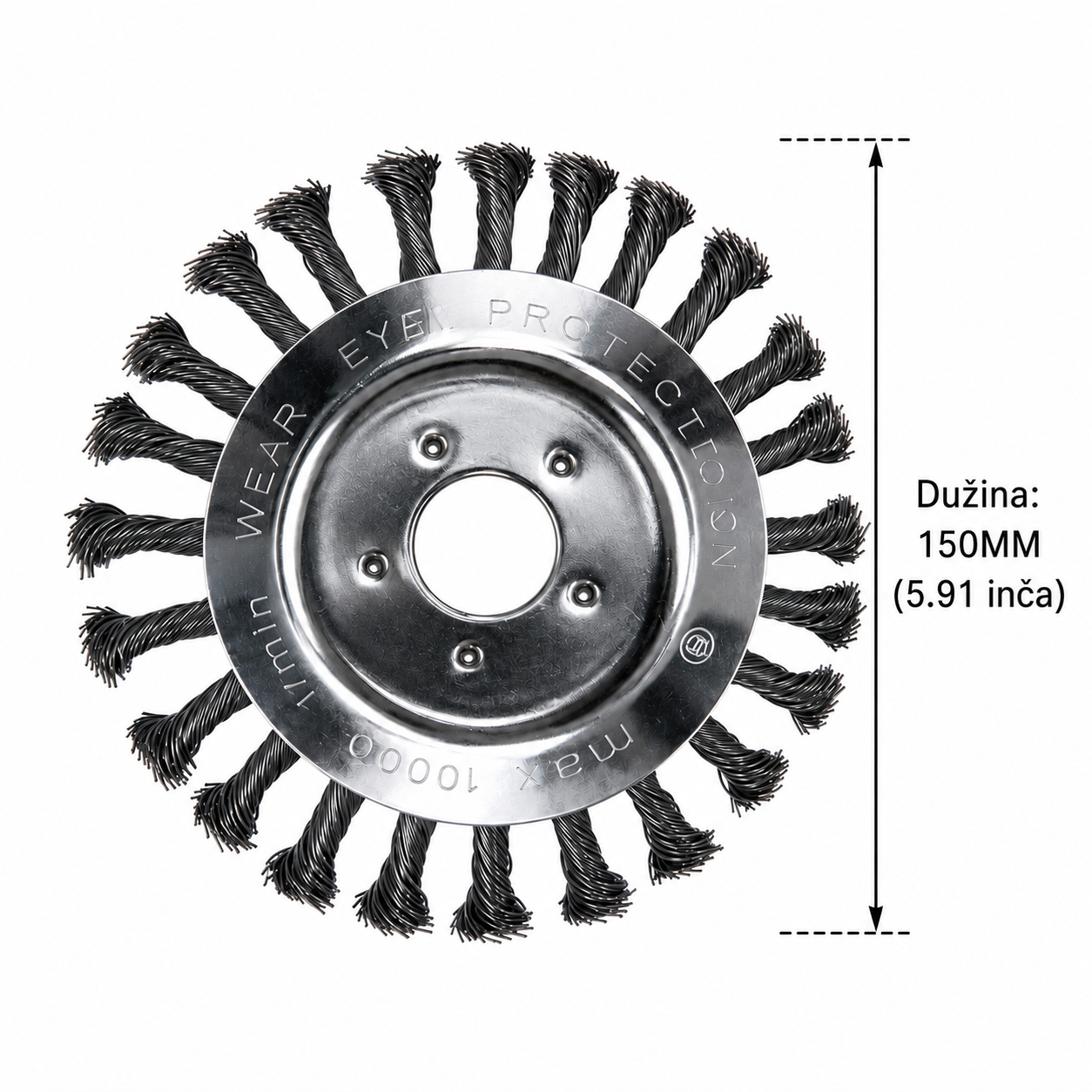Čelična četka za trimer 150mm
