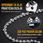 Lanac za motorku – Chisel četvrtasti zub, 3/8" i .325"